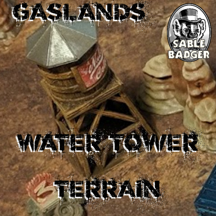 $2.99Gaslands Terrain - Wooden Water Tower