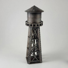 Picture of print of Gaslands Terrain - Tall Metal Water Tower