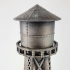 Gaslands Terrain - Tall Metal Water Tower print image