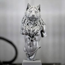 Picture of print of Oleana the Werewolf Queen bust pre-supported This print has been uploaded by Steve Smith