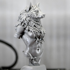 Picture of print of Oleana the Werewolf Queen bust pre-supported This print has been uploaded by Steve Smith