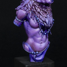 Picture of print of Oleana the Werewolf Queen bust pre-supported This print has been uploaded by Kara Nash