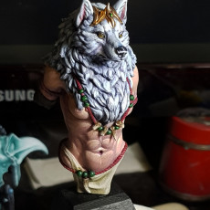 Picture of print of Oleana the Werewolf Queen bust pre-supported This print has been uploaded by Daniel Ruiz Vega