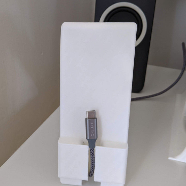 Phone stand charging dock