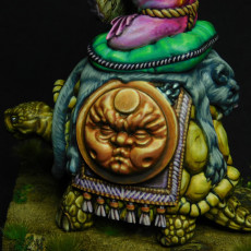 Picture of print of Kamenosuke, Hikiga Toad Sage (Tortoise) (Pre-Supported)