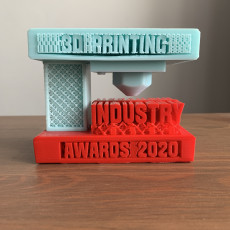 Picture of print of 3D printing industry awards 2020