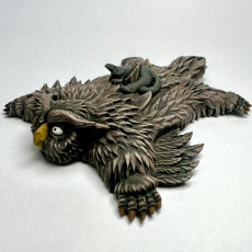 Picture of print of Owlbear skin rug
