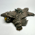 Owlbear skin rug print image