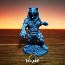 Picture of print of Shapeshifter Berserkir (Werebear) /EasyToPrint/ /Pre-supported/