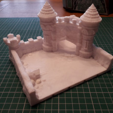 Picture of print of Dice BattleFields - Human Castle & Orcish Tower (Modular dice tower + tray)