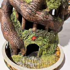 Picture of print of Druid Dice Tower - SUPPORT FREE!