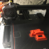 Ender 3 V2 printed parts for mounting a servo and a microswitch for auto bed leveling image