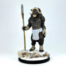 Picture of print of Musk Ox Minotaur
