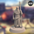 FREE – Night’s Cult Follower with Spear - Pose 1 – 3D printable miniature – STL file image