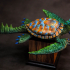 Green Sea Turtle Dragon print image