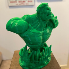 Picture of print of Planet Hulk Bust Support Free Remix