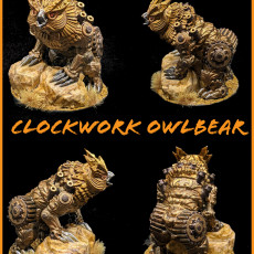 Picture of print of Clockwork Owl Beast