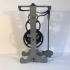 3D printed Galileo escapement clock spring driven image