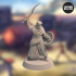 Night’s Cult Soldier with Sword and Shield - Pose 3 - Miniature – STL file image