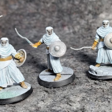 Picture of print of Night’s Cult Followers with Swords and Shields Bundle (3 miniatures) - Miniature – STL file