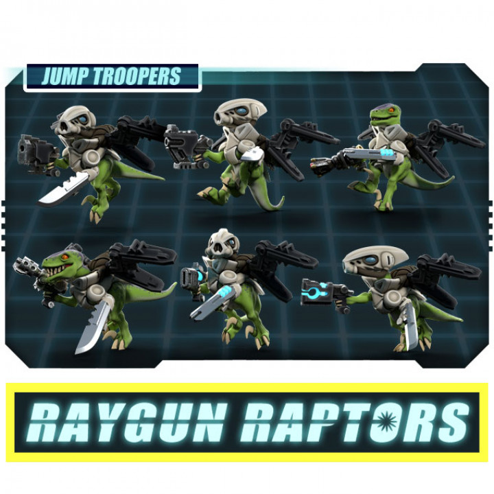 Raygun Raptors Jump Trooper Squad's Cover