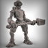 Warforged with hammers image