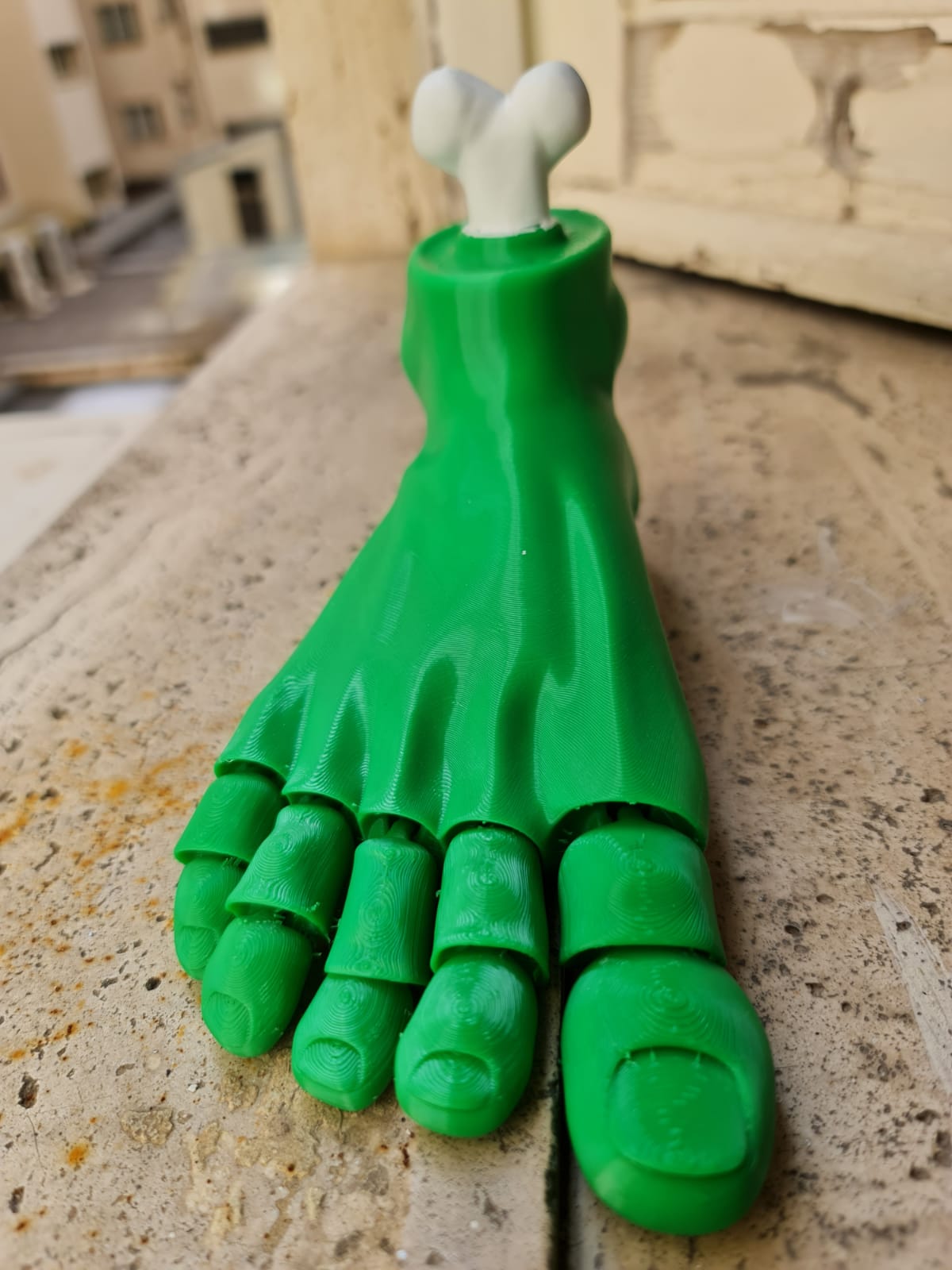 3D Printable Flexi Print-In-Place Foot by Flexi Factory