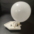 3D Printed Paddle and Balloon Powered Boat. image