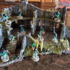 Picture of print of Dark Realms Castle Dracul - Ruined Monastery