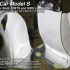 MyRCCar 1/10 Model-S RC Car Body revisited. Smoothed and detailed image