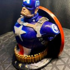 Picture of print of WICKED MARVEL AVENGERS CAPTAIN AMERICA Support Free Remix