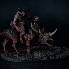 Picture of print of Mounted Demon