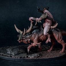 Picture of print of Mounted Demon