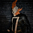 Ghost Rider Skull Mask - Cosplay Halloween Helmet print image
