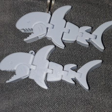 Picture of print of Tiny Shark Flexy Keychain