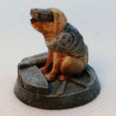 3D Printable CYBER DOG BANTAY by PAPSIKELS MINIATURES