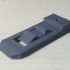 standard slide in paddle board fin clip image