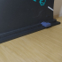 standard slide in paddle board fin clip image