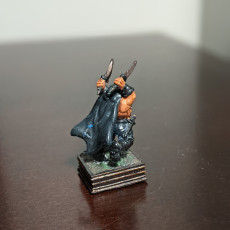 Picture of print of Kogan The Raider [PRE-SUPPORTED] Dwarf Rogue