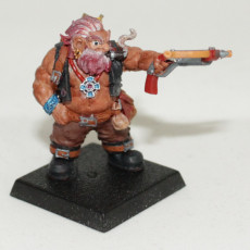 Picture of print of Little Bolin Longlook  [PRE-SUPPORTED] Dwarf Ranger