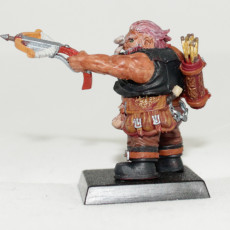 Picture of print of Little Bolin Longlook  [PRE-SUPPORTED] Dwarf Ranger