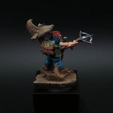 Picture of print of Big Holin Longlook [PRE-SUPPORTED] Dwarf Ranger