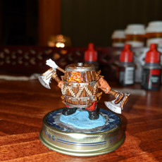 Picture of print of Klaus The Barrel [PRE-SUPPORTED] Dwarf Fighter This print has been uploaded by Lukke Sweet