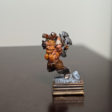 Picture of print of Hegnar The Impetuous [PRE-SUPPORTED] Dwarf Barbarian