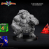 Tortle Brawler Miniature - Pre-Supported image
