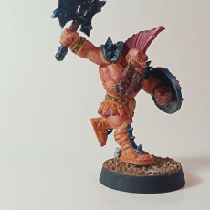 Picture of print of Arratos - Dwarf Gladiator - 32mm - DnD