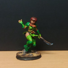Picture of print of Jina - Female Monk - 32mm - DnD