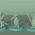 Elven Spearmen Set, 3 Miniatures, Dungeons&Dragons !FREE!, !SUPPORTS! image