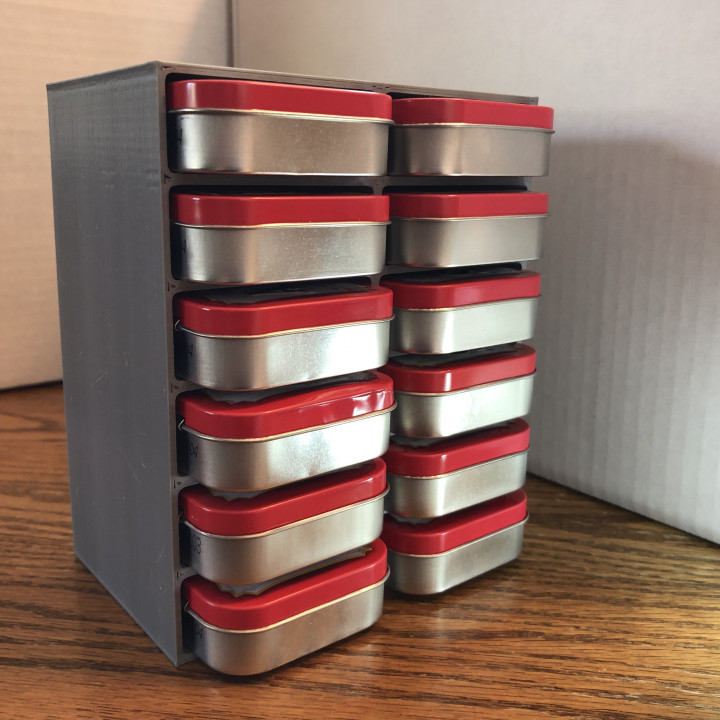 Free STL file Altoids tin nozzle organizer, remixed 🔧・3D printing template  to download・Cults