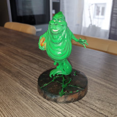 Picture of print of Common Slimer pre-supported